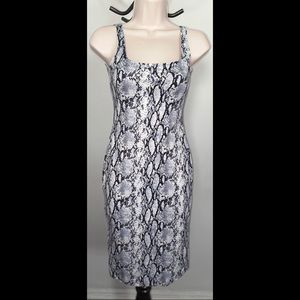 Snake Print Dress